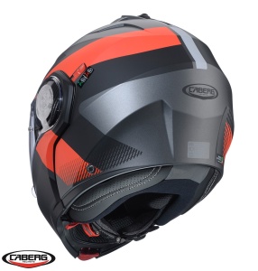 Casca Caberg Duke Evo SV Indy - Flip-up, rosu fluor/negru mat, Ochelari soare incluși, ECE 22.06 - Img 4