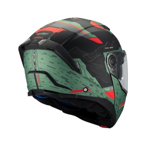 Casca MT Helmets Atom 2 SV Highlands - Flip-up, verde mat, Pinlock și ochelari soare incluși, ECE 22.06 - Img 4