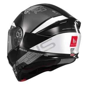 Casca MT Helmets Genesis SV Atempo - Flip-up, negru gri, Ochelari soare incluși, ECE 22.06 - Img 3