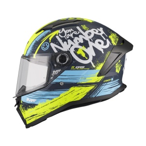 Casca MT Helmets Stinger 2 Rocket - Integrală, galben mat, ECE 22.06 - Img 2