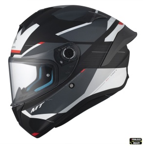 Casca MT Helmets Targo S Kay - Integrală, gri mat, ECE 22.06