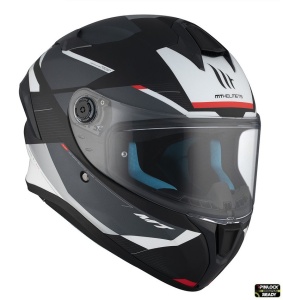 Casca MT Helmets Targo S Kay - Integrală, gri mat, ECE 22.06 - Img 4