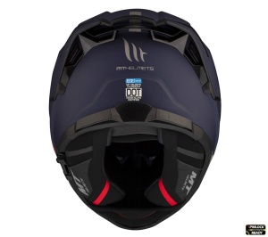 Casca MT Helmets Thunder 4 SV - Integrală, albastru mat, Ochelari soare incluși, ECE 22.06 - Img 4