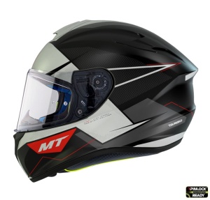 Casca MT Targo Pro Podium B0 Alb Mat - Img 1