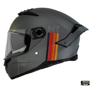 Casca MT Thunder 4 SV MIL C2 Gri Mat cu Ochelari Soare - Img 1