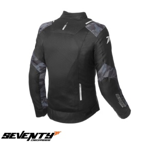 Geaca moto Seventy Degrees SD-JR54 - dama, vara, sport/racing/adventure, negru - Img 2