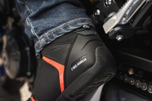 Ghete moto Ixon Gambler WP MS - barbati, all season, impermeabile, roadster, negru/rosu - Img 3