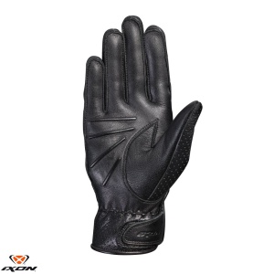 Manusi moto piele Ixon RS Nizo Air LS - dama, vara, urban/heritage, degete tactile, negru - Img 2