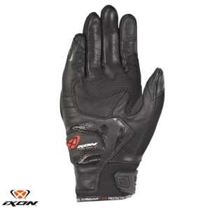 Manusi moto piele Ixon RS Rise Air LS - dama, vara, sport, negru - Img 2