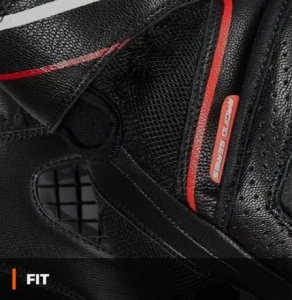 Manusi moto Seventy Degrees SD-N30 Mugello - barbati, vara, street/sport, degete tactile, negru/rosu - Img 3