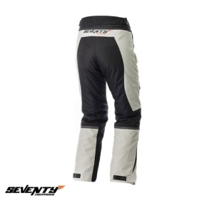 Pantaloni moto Seventy Degrees SD-PT1S - unisex, vara, impermeabili, touring, negru/gri - Img 2