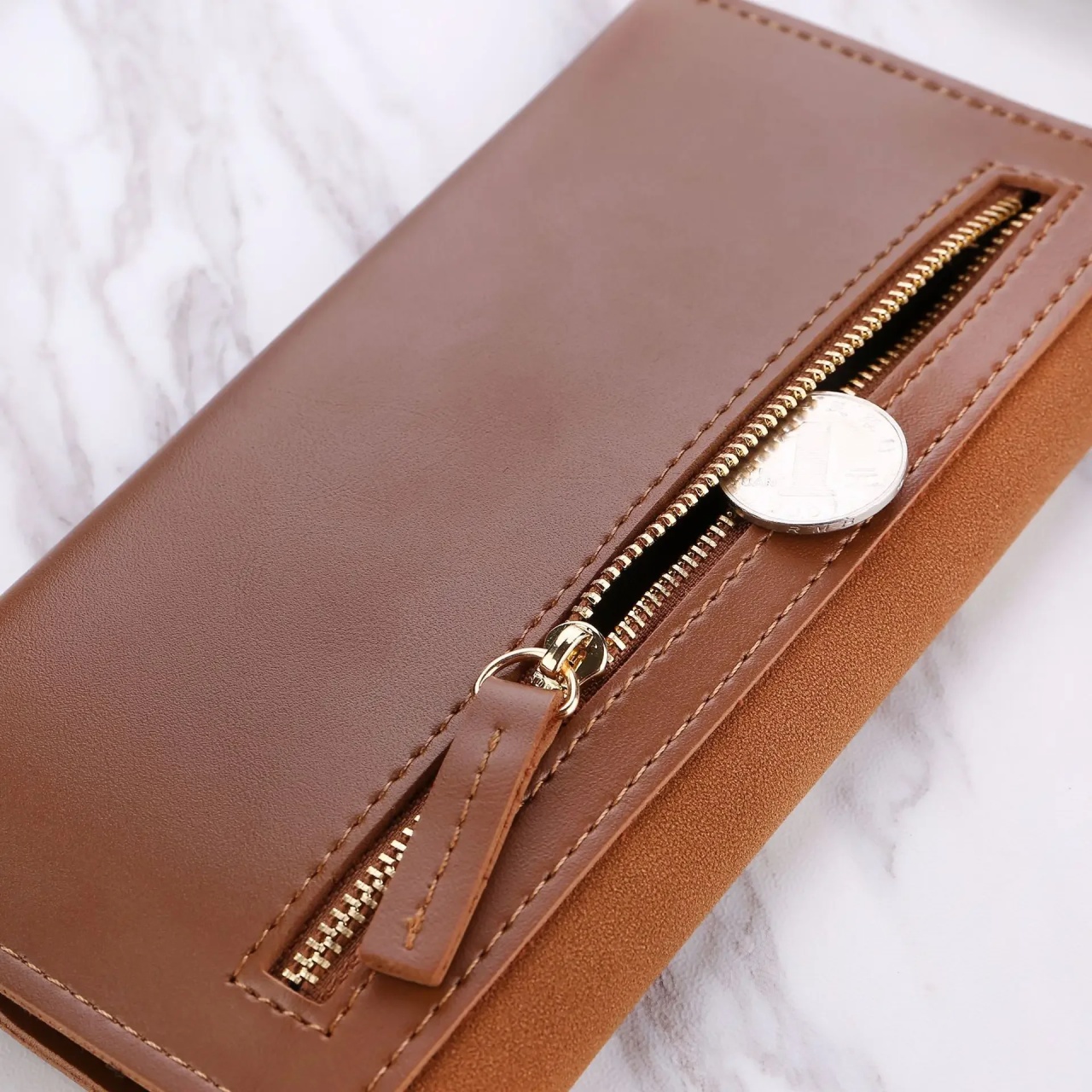 Portofel grena elegant de dama, Amely - 3 | YEO