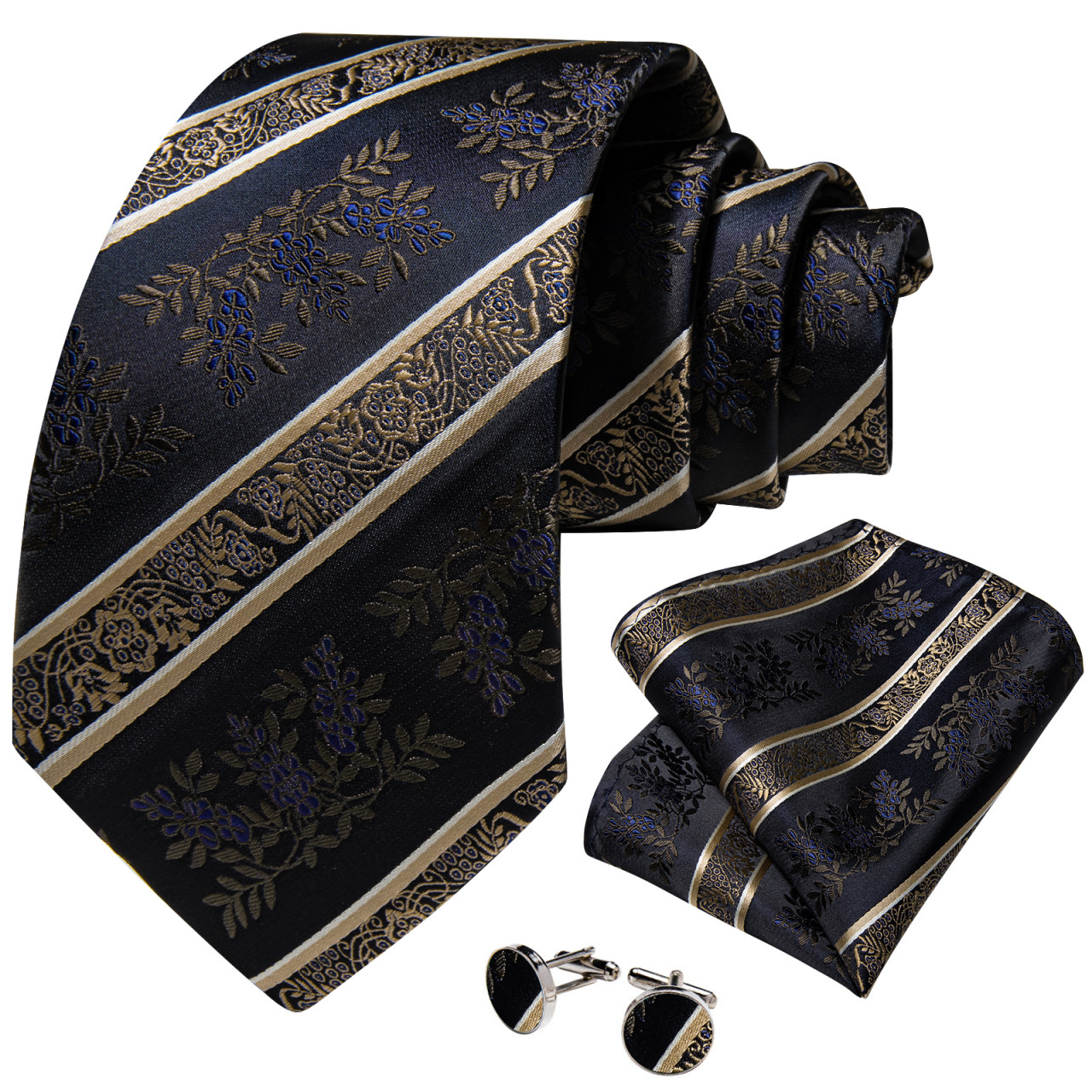 Set cravata + batista + butoni - matase - model 621 - 1 | YEO