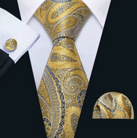 Cravata + batista + butoni - matase -- model 865