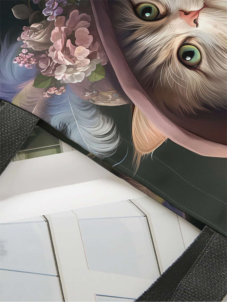Geanta dama Kitty, tip Shopping bag,model pisica, var.5 - 1 | YEO