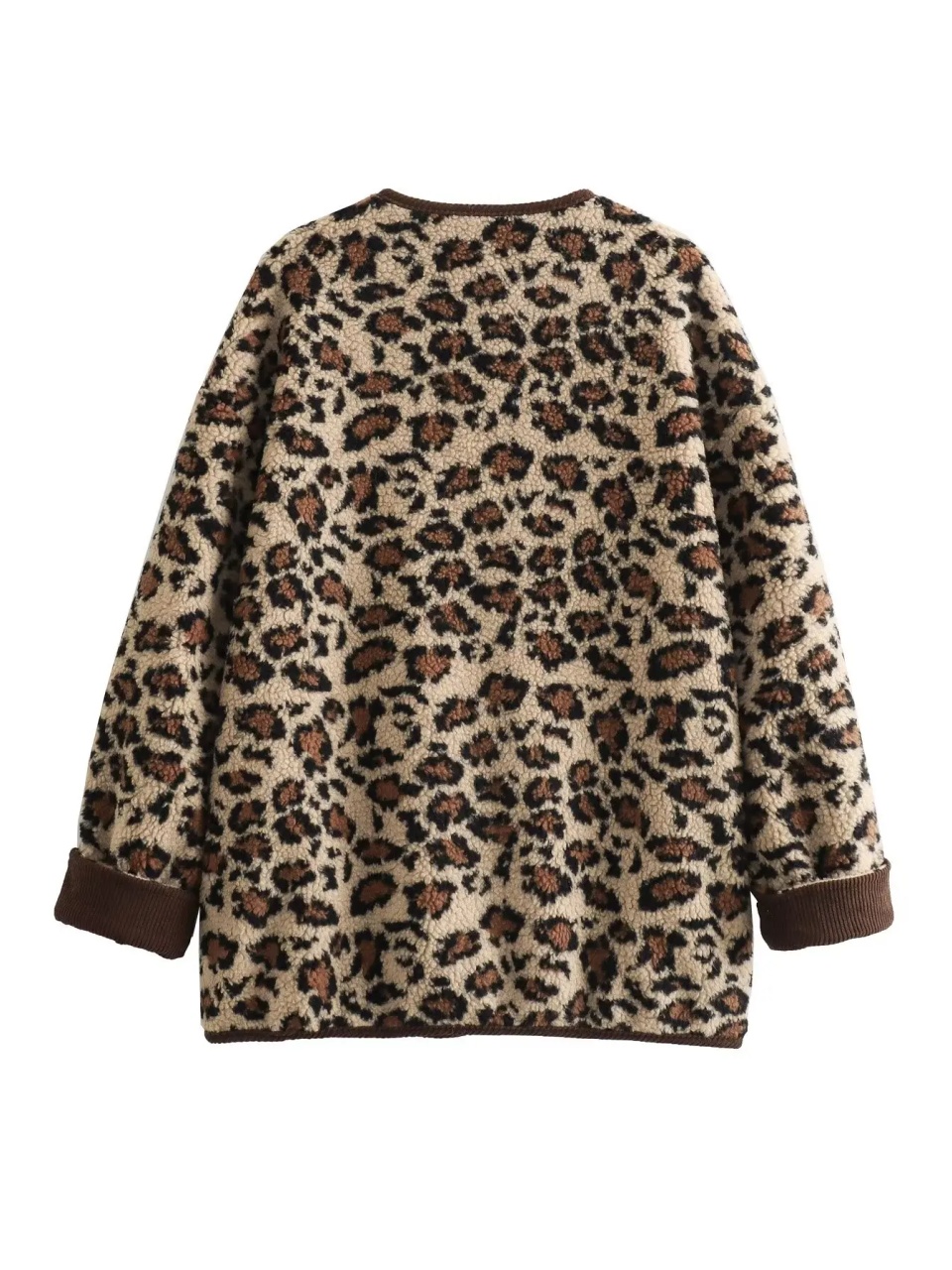 Jacheta animal print, de dama, marimea L, model 2 - 1 | YEO