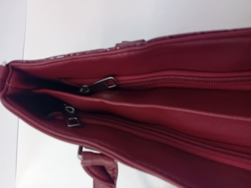 Geanta wine red, stil elegant, incapatoare, de dama, Doriana - Img 4