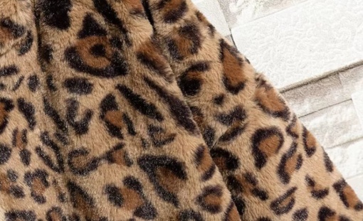 Jacheta animal print, de dama,cu gluga, model 1 - Img 3