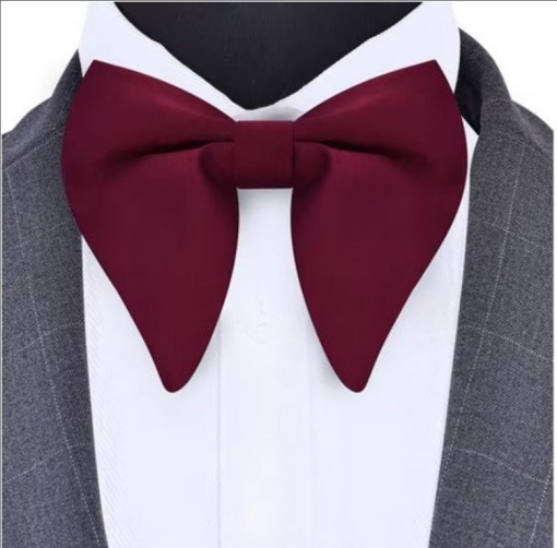 Papion fluture, bordo visiniu papion butterfly, tesatura jacquard, model 26