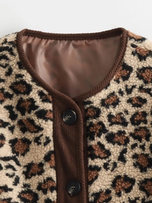 Jacheta animal print, de dama, marimea L, model 2 - Img 3