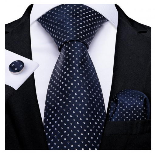 set cravata matase + batista + butoni