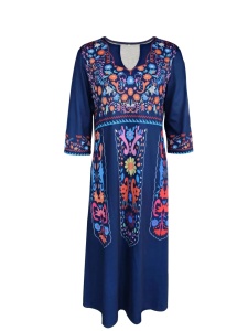 Rochie dama, model floral, Lorena - Img 2