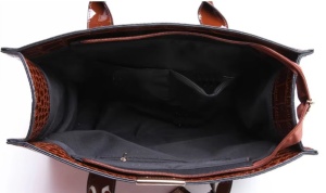 Geanta / poseta neagra, lacuita, eleganta Estelle - Img 2