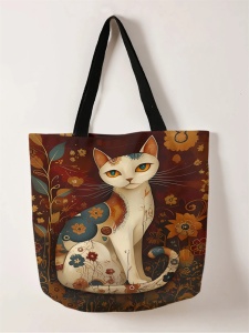 Geanta dama Kitty, tip Shopping bag,model pisica, var.4