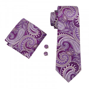 set cravata matase + batista + butoni