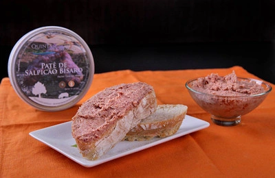 CABAZ de 6 patês 140g variadas de patês da Quinta das Poldras - Img 5