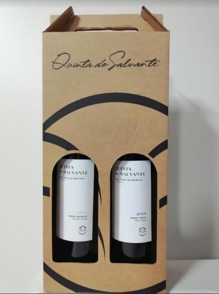 CABAZ Vinhos Tinto+Branco Quinta do Salvante com caixa