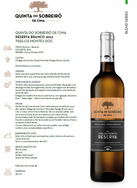 Quinta do Sobreiró de Cima Reserva Branco - Img 2