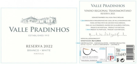 Vinho Branco Valle Pradinhos Reserva - Img 2