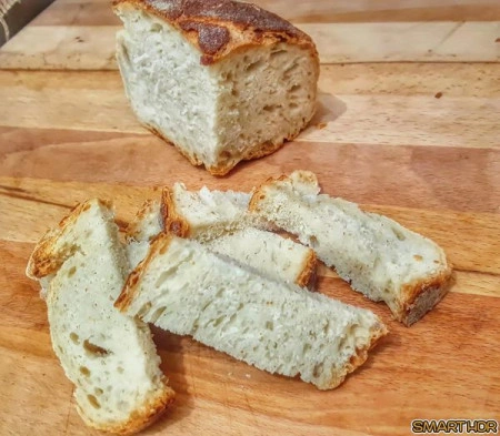 Pão de trigo (cozido em forno a lenha, 100% artesanal, peso aprox. 1kg) - Img 3