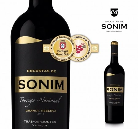 Garrafa Vinho tinto DOC 75cl Grande reserva 75cl Touriga Nacional Encostas de Sonim - Img 5