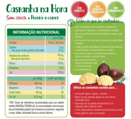 Snack Castanha na Hora Monsurgel - emb. 100 gr - Img 2