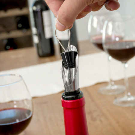 KIT ACESSÓRIOS DE VINHO MODELO GARRAFA V0100451 INNOVAGOODS - Img 6