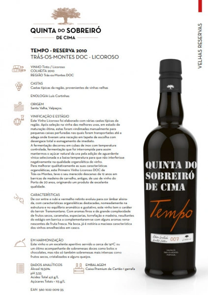 Tempo Reserva 2010 Trás-os-Montes DOC Licoroso - Img 2