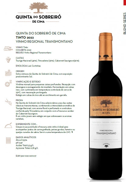 Quinta do Sobreiró de Cima Regional Tinto - Img 2