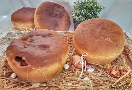 Folar de Trás os Montes(forno lenha c/ carne de porco, 100% artesanal) Vários tamanhos - Img 3