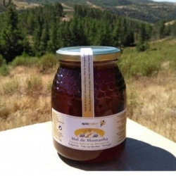 Frasco de Mel de Montanha 1Kg Parque Natural de Montesinho Castanheiro (predominância) e Urze