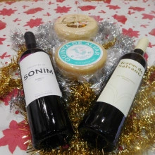 Cabaz Ouro - Vinhos e queijos