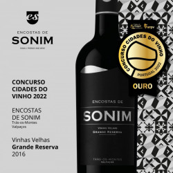 Garrafa Vinho tinto DOC 75cl Grande Reserva Tinto 2016 Vinhas Velhas Encostas de Sonim