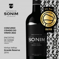 Garrafa Vinho tinto DOC 75cl Grande Reserva Tinto 2016 Vinhas Velhas Encostas de Sonim