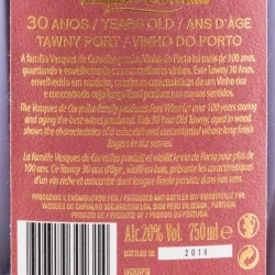 Vinho do Porto Vasques de Carvalho Tawny 30 anos - Img 2