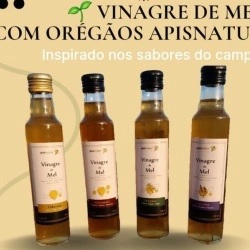Vinagre de Mel com Orégãos Garrafa de 250ml