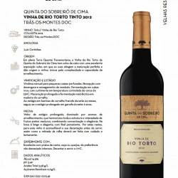 Cabaz Quinta de Sobreiró de Cima - Vinha do Rio Torto Tinto Caixa 3 Garrafas - Img 3