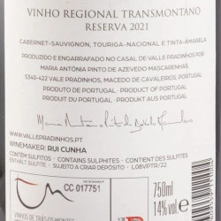 VINHO TINTO Valle Pradinhos Reserva Tinto - Img 2