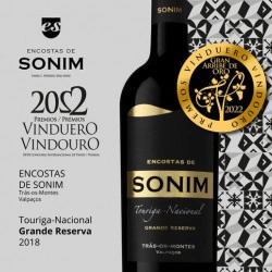 Garrafa Vinho tinto DOC 75cl Grande reserva 75cl Touriga Nacional Encostas de Sonim