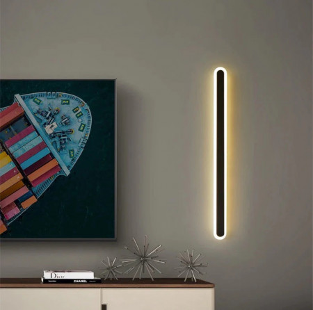 Aplica LED, Model B108-800 BK 3 Tipuri De Lumina, 56W, Negru
